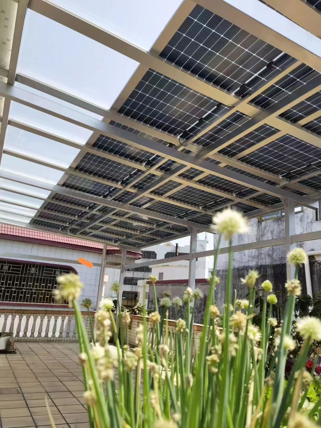 舞钢别墅家用屋顶太阳能发电系统安装